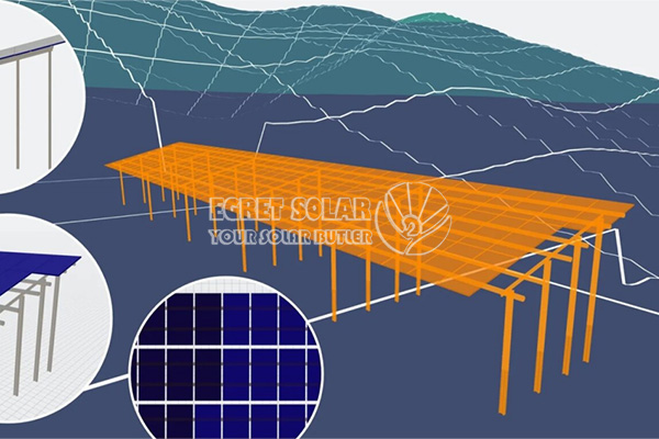 Egret Solar verbessert Tracker, Geländewerkzeuge für eine große PV-Planung