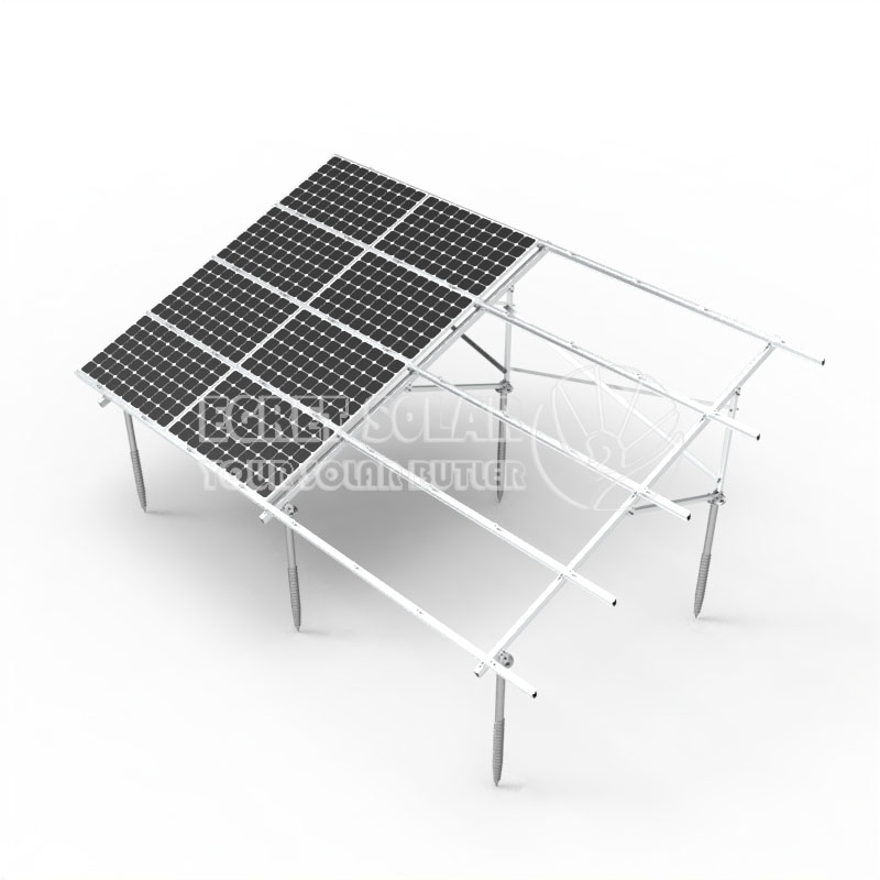 A-Typ-Solar-Aluminium-Bodenmontagehalterung