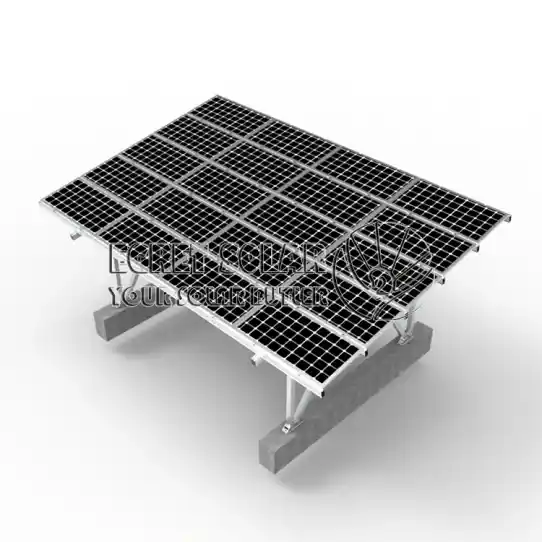 Nicht wasserdichtes Solar-Carport-System aus Aluminium