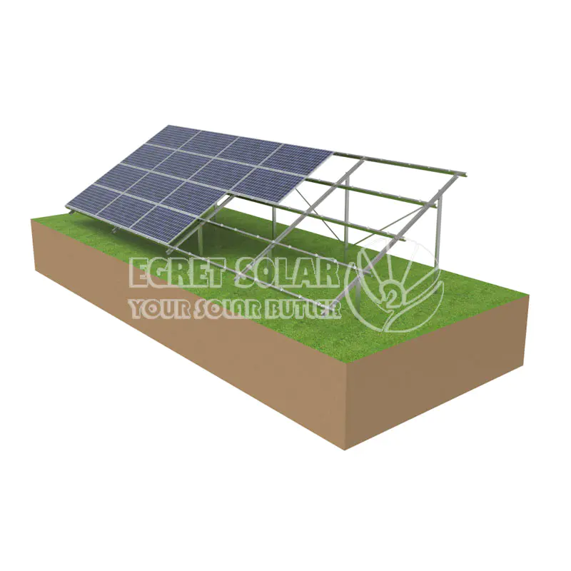 Doppelpost Solar Ground Monting System