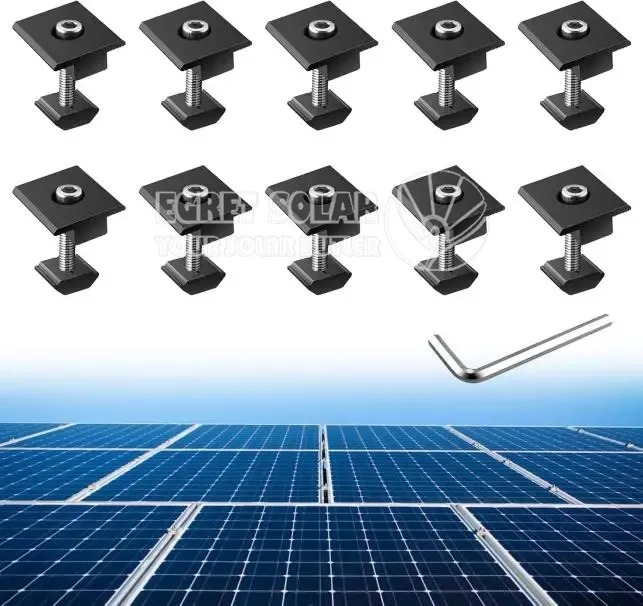Adjustable Solid Mid Clamp Solar Panel