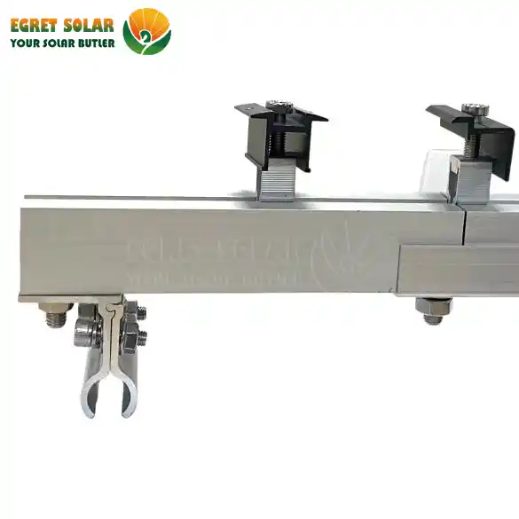 Metal roof solar standing seam roof clamp
