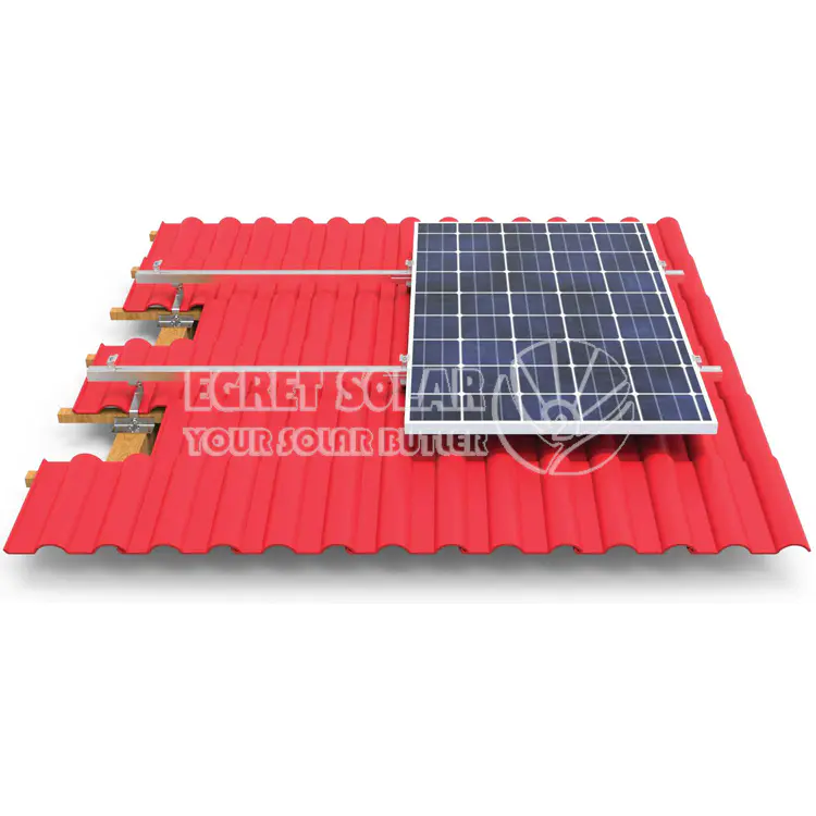 Schnellinstallation Solarfliesen -Dach -Montagesystem