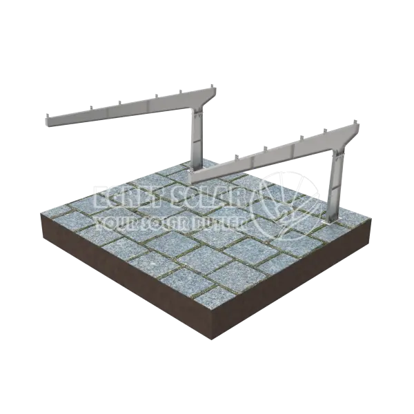 Einzelpost -Solar -Carport -Montagesystem