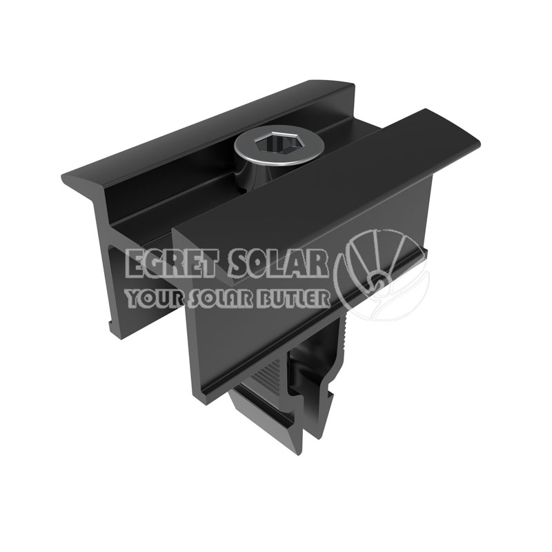 Solarpanel Schwarz Rapid Mid Clamp