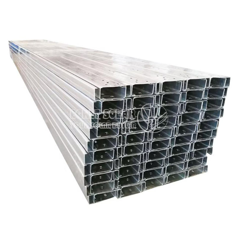 Solarpanelhalterung C -Stahlprofil