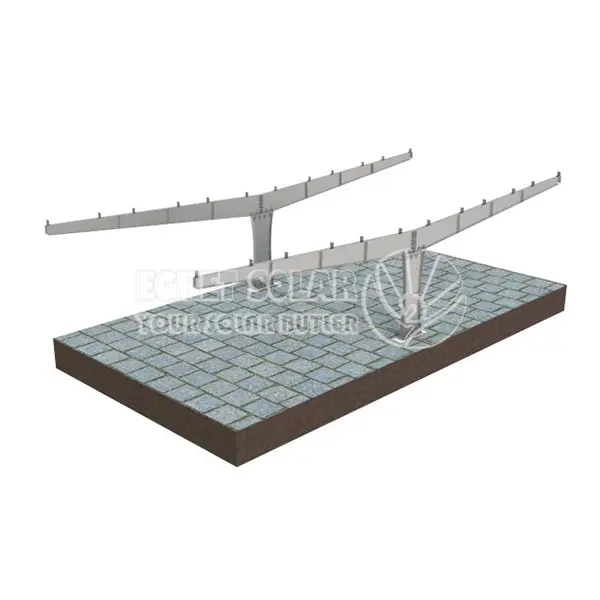 Y Typ Single Post Solar Carport Montage -System